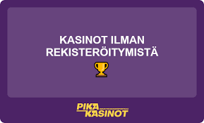 Kasinopelit Ilman Rekisteröitymistä Helppoja ja Nopeat Menoja