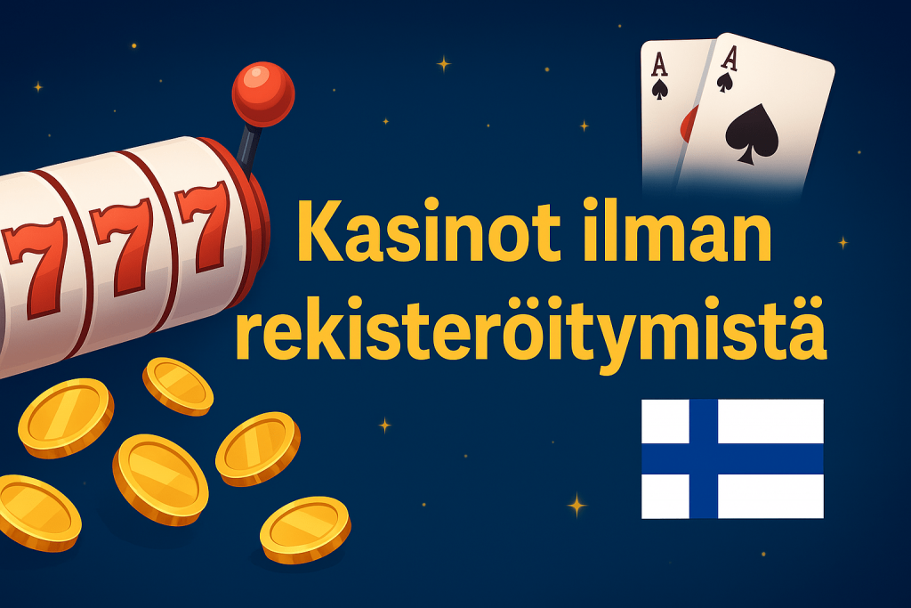 Kasinopelit Ilman Rekisteröitymistä Helppoja ja Nopeat Menoja